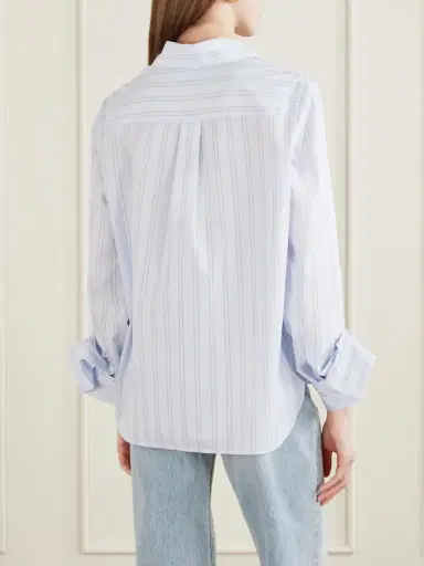 TWP Boyfriend Striped Cotton Shirt | Thumbnail 4 TWP Boyfriend Striped Cotton Shirt | Thumbnail 4