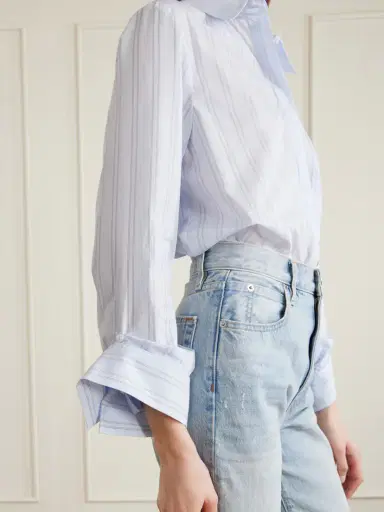 TWP Boyfriend Striped Cotton Shirt | Thumbnail 5 TWP Boyfriend Striped Cotton Shirt | Thumbnail 5