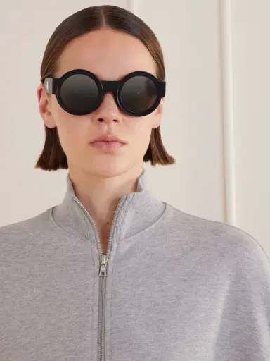 Moncler Round-frame Acetate Sunglasses | Thumbnail 2 Moncler Round-frame Acetate Sunglasses | Thumbnail 2