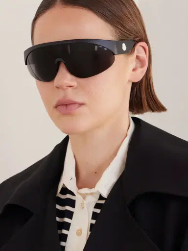 Moncler Round-frame Rubber Sunglasses | Thumbnail 2 Moncler Round-frame Rubber Sunglasses | Thumbnail 2
