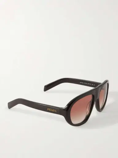 PRADA EYEWEAR Oversized Aviator-style Acetate Sunglasses | Thumbnail 3 PRADA EYEWEAR Oversized Aviator-style Acetate Sunglasses | Thumbnail 3
