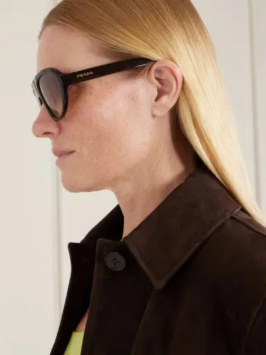 PRADA EYEWEAR Oversized Aviator-style Acetate Sunglasses | Thumbnail 5 PRADA EYEWEAR Oversized Aviator-style Acetate Sunglasses | Thumbnail 5