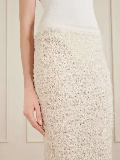 Khaite Adela Bouclé Midi Skirt | Thumbnail 5 Khaite Adela Bouclé Midi Skirt | Thumbnail 5