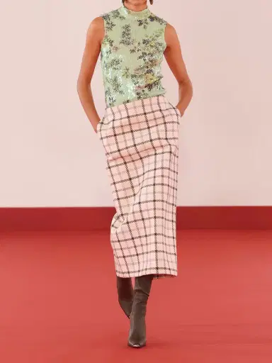 Brandon Maxwell Piper Sequined Floral-print Mesh Turtleneck Top | Thumbnail 6 Brandon Maxwell Piper Sequined Floral-print Mesh Turtleneck Top | Thumbnail 6