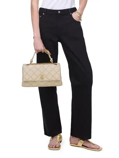 Marc Jacobs Women's The Quilted Dual Convertible Shoulder Bag - Cloud White | Thumbnail 4 Marc Jacobs Women's The Quilted Dual Convertible Shoulder Bag - Cloud White | Thumbnail 4