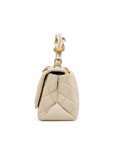 Marc Jacobs Women's The Quilted Dual Convertible Shoulder Bag - Cloud White | Thumbnail 5 Marc Jacobs Women's The Quilted Dual Convertible Shoulder Bag - Cloud White | Thumbnail 5