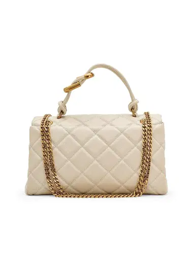 Marc Jacobs Women's The Quilted Dual Convertible Shoulder Bag - Cloud White | Thumbnail 6 Marc Jacobs Women's The Quilted Dual Convertible Shoulder Bag - Cloud White | Thumbnail 6