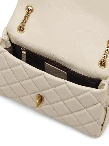 Marc Jacobs Women's The Quilted Dual Convertible Shoulder Bag - Cloud White | Thumbnail 8 Marc Jacobs Women's The Quilted Dual Convertible Shoulder Bag - Cloud White | Thumbnail 8