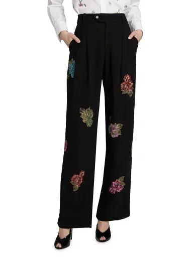 Libertine Women's Primrose Wool Baggy Trousers - Black - Size XL | Thumbnail 3 Libertine Women's Primrose Wool Baggy Trousers - Black - Size XL | Thumbnail 3