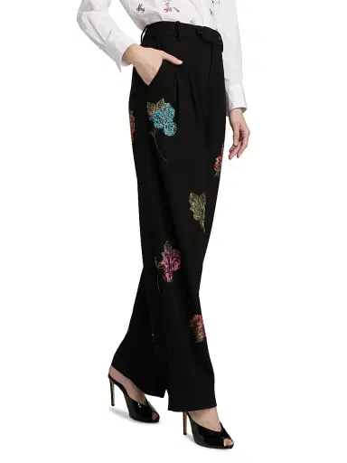 Libertine Women's Primrose Wool Baggy Trousers - Black - Size XL | Thumbnail 4 Libertine Women's Primrose Wool Baggy Trousers - Black - Size XL | Thumbnail 4