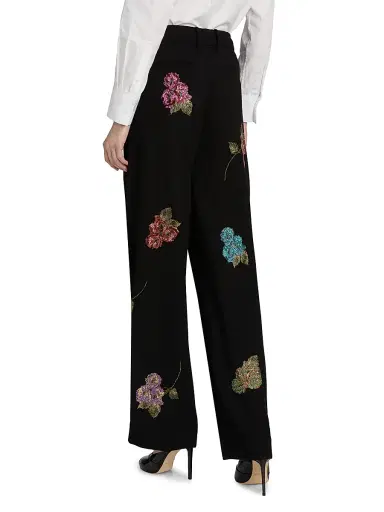 Libertine Women's Primrose Wool Baggy Trousers - Black - Size XL | Thumbnail 5 Libertine Women's Primrose Wool Baggy Trousers - Black - Size XL | Thumbnail 5
