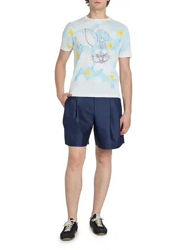 KENZO Men's Cartoon Cotton Crewneck T-Shirt - Off White - Size XXL | Thumbnail 2 KENZO Men's Cartoon Cotton Crewneck T-Shirt - Off White - Size XXL | Thumbnail 2