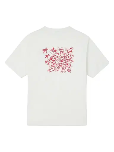 KENZO Men's Gots Cartoon Cotton Crewneck T-Shirt - Off White - Size XXL | Thumbnail 2 KENZO Men's Gots Cartoon Cotton Crewneck T-Shirt - Off White - Size XXL | Thumbnail 2