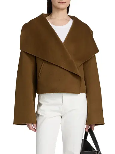 TOTEME Women's Signature Doublé Jacket - Tobacco - Size XL | Thumbnail 3 TOTEME Women's Signature Doublé Jacket - Tobacco - Size XL | Thumbnail 3