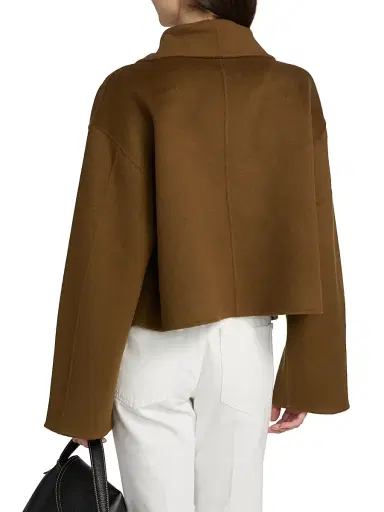 TOTEME Women's Signature Doublé Jacket - Tobacco - Size XL | Thumbnail 5 TOTEME Women's Signature Doublé Jacket - Tobacco - Size XL | Thumbnail 5