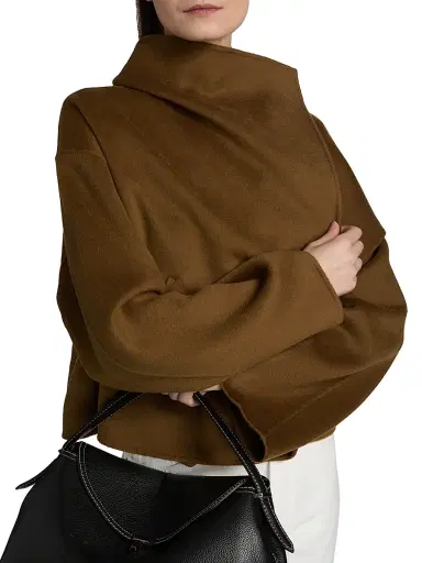 TOTEME Women's Signature Doublé Jacket - Tobacco - Size XL | Thumbnail 6 TOTEME Women's Signature Doublé Jacket - Tobacco - Size XL | Thumbnail 6