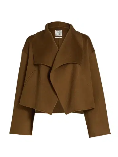 TOTEME Women's Signature Doublé Jacket - Tobacco - Size XL | Thumbnail 1 TOTEME Women's Signature Doublé Jacket - Tobacco - Size XL | Thumbnail 1