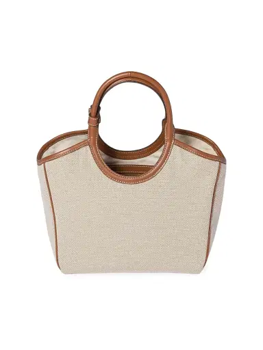 Miu Miu Women's Ivy Canvas Tote Bag - Beige Khaki | Thumbnail 3 Miu Miu Women's Ivy Canvas Tote Bag - Beige Khaki | Thumbnail 3