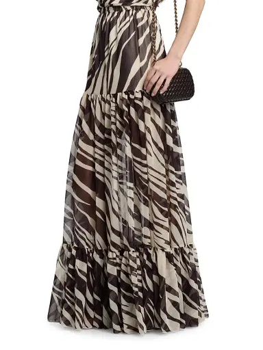 Chiara Boni La Petite Robe Women's Usmania Printed Maxi Skirt | Thumbnail 4 Chiara Boni La Petite Robe Women's Usmania Printed Maxi Skirt | Thumbnail 4