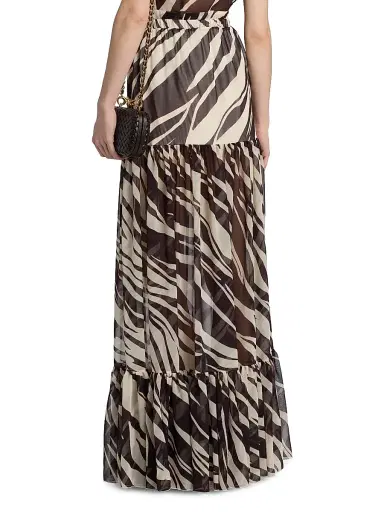 Chiara Boni La Petite Robe Women's Usmania Printed Maxi Skirt | Thumbnail 5 Chiara Boni La Petite Robe Women's Usmania Printed Maxi Skirt | Thumbnail 5