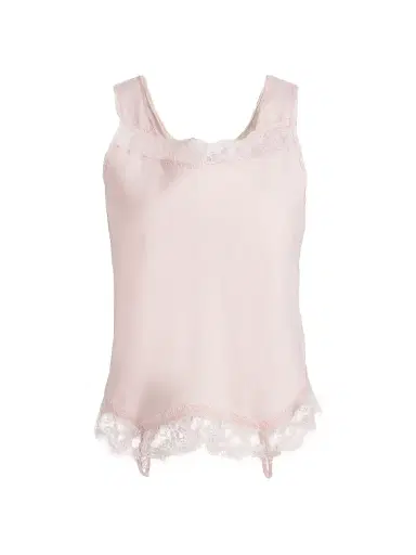 MM6 MAISON MARGIELA Women's Mirrored Lace Slip Top | Thumbnail 1 MM6 MAISON MARGIELA Women's Mirrored Lace Slip Top | Thumbnail 1
