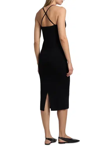 Jil Sander Women's Halter Wool Midi-Dress | Thumbnail 6 Jil Sander Women's Halter Wool Midi-Dress | Thumbnail 6