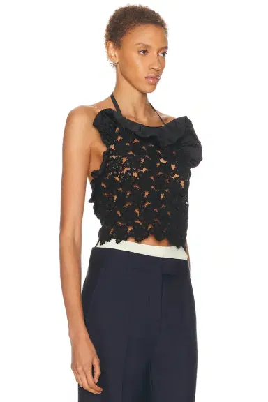 Miu Miu Macram? Anemone Top | Thumbnail 2 Miu Miu Macram? Anemone Top | Thumbnail 2