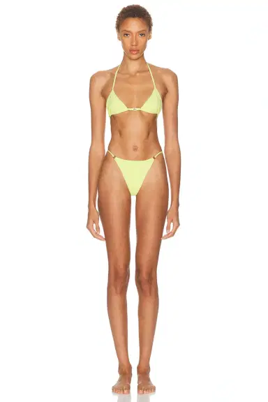 Kiki de Montparnasse Coeur Triangle Bikini Top | Thumbnail 4 Kiki de Montparnasse Coeur Triangle Bikini Top | Thumbnail 4