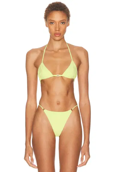 Kiki de Montparnasse Coeur Triangle Bikini Top | Thumbnail 1 Kiki de Montparnasse Coeur Triangle Bikini Top | Thumbnail 1