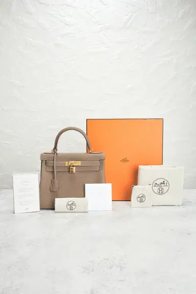 HERMÈS Togo Kelly 28 Handbag | Thumbnail 11 HERMÈS Togo Kelly 28 Handbag | Thumbnail 11