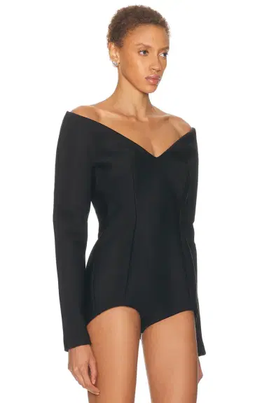 Mugler Long Sleeve Bodysuit | Thumbnail 2 Mugler Long Sleeve Bodysuit | Thumbnail 2