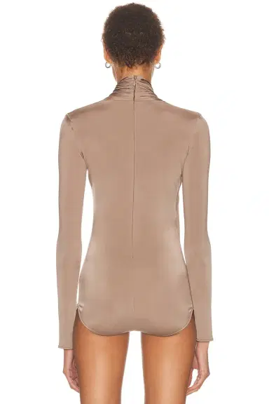 Mugler Long Sleeve High Neck Bodysuit | Thumbnail 4 Mugler Long Sleeve High Neck Bodysuit | Thumbnail 4