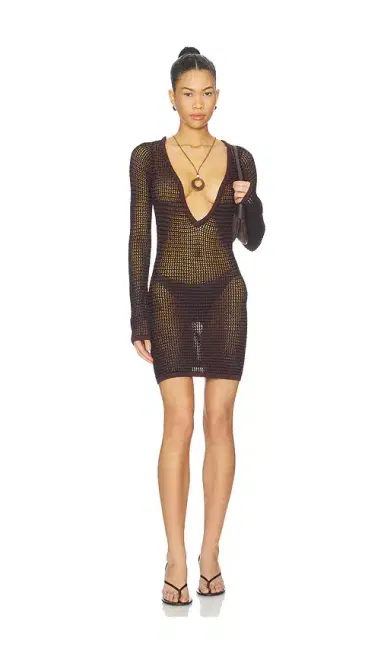 Bond-Eye Rowan Long Sleeve Mini Dress | Thumbnail 1 Bond-Eye Rowan Long Sleeve Mini Dress | Thumbnail 1