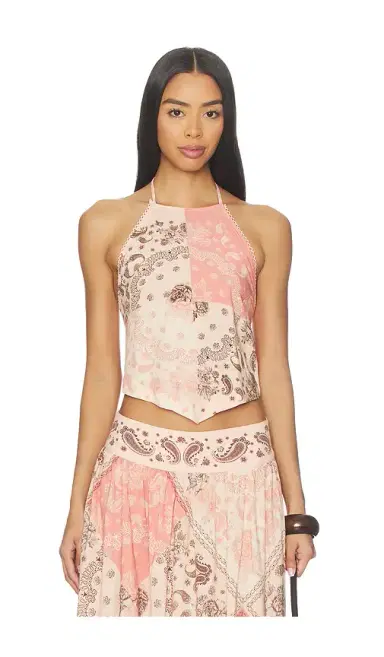 Agua Bendita x REVOLVE X Revolve Vall Crop Top | Thumbnail 1 Agua Bendita x REVOLVE X Revolve Vall Crop Top | Thumbnail 1