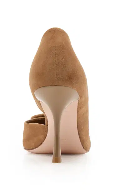 Roger Vivier Viv Buckled Suede d'Orsay Pumps | Thumbnail 5 Roger Vivier Viv Buckled Suede d'Orsay Pumps | Thumbnail 5