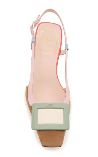 Roger Vivier Belle Vivier Suede Slingback Pumps | Thumbnail 2 Roger Vivier Belle Vivier Suede Slingback Pumps | Thumbnail 2