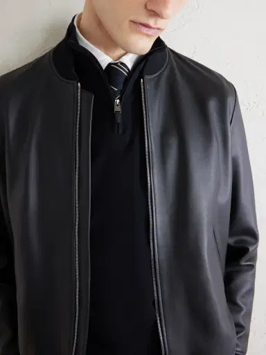 Canali Cotton Half-Zip Sweater - Men | Thumbnail 5 Canali Cotton Half-Zip Sweater - Men | Thumbnail 5