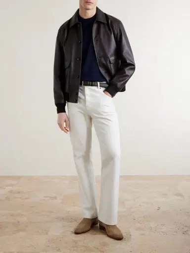 Canali Knitted Cotton T-Shirt - Men | Thumbnail 2 Canali Knitted Cotton T-Shirt - Men | Thumbnail 2
