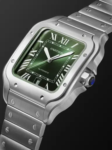 Cartier Santos de Automatic Interchangeable Stainless Steel Watch, Ref. WSSA0062 - Men | Thumbnail 3 Cartier Santos de Automatic Interchangeable Stainless Steel Watch, Ref. WSSA0062 - Men | Thumbnail 3