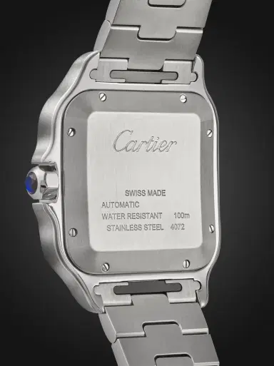 Cartier Santos de Automatic Interchangeable Stainless Steel Watch, Ref. WSSA0062 - Men | Thumbnail 4 Cartier Santos de Automatic Interchangeable Stainless Steel Watch, Ref. WSSA0062 - Men | Thumbnail 4