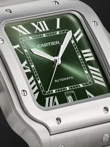 Cartier Santos de Automatic Interchangeable Stainless Steel Watch, Ref. WSSA0062 - Men | Thumbnail 5 Cartier Santos de Automatic Interchangeable Stainless Steel Watch, Ref. WSSA0062 - Men | Thumbnail 5