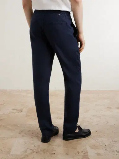 Canali Straight-Leg Linen Trousers - Men | Thumbnail 4 Canali Straight-Leg Linen Trousers - Men | Thumbnail 4