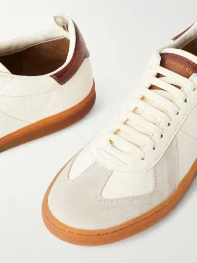 Officine Creative Militia 001 Suede-Trimmed Full-Grain Deerskin Sneakers - Men | Thumbnail 5 Officine Creative Militia 001 Suede-Trimmed Full-Grain Deerskin Sneakers - Men | Thumbnail 5