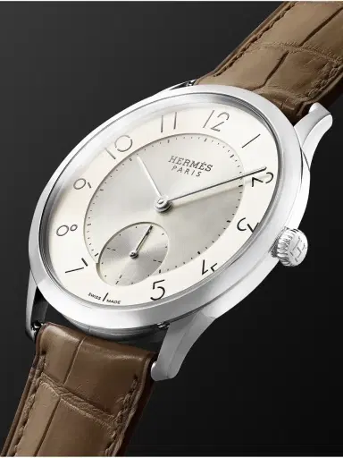 Hermès Timepieces Slim d'Hermès Acier Automatic Stainless Steel Watch, Ref. W045266WW00 - Men | Thumbnail 4 Hermès Timepieces Slim d'Hermès Acier Automatic Stainless Steel Watch, Ref. W045266WW00 - Men | Thumbnail 4