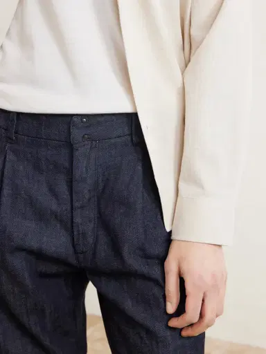 Slowear Straight-Leg Pleated Jeans - Men | Thumbnail 5 Slowear Straight-Leg Pleated Jeans - Men | Thumbnail 5