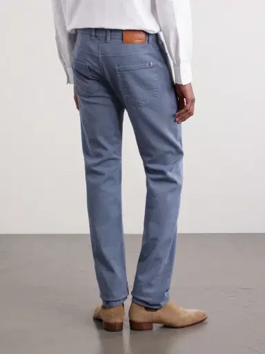 Canali Straight-Leg Garment-Dyed Stretch Jeans - Men | Thumbnail 4 Canali Straight-Leg Garment-Dyed Stretch Jeans - Men | Thumbnail 4
