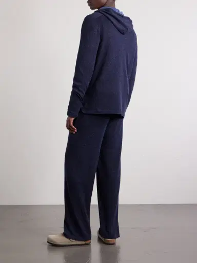 PIACENZA 1733 Knitted Silk and Linen-Blend Zip-Up Hoodie - Men | Thumbnail 4 PIACENZA 1733 Knitted Silk and Linen-Blend Zip-Up Hoodie - Men | Thumbnail 4