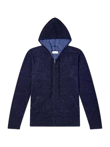 PIACENZA 1733 Knitted Silk and Linen-Blend Zip-Up Hoodie - Men | Thumbnail 1 PIACENZA 1733 Knitted Silk and Linen-Blend Zip-Up Hoodie - Men | Thumbnail 1