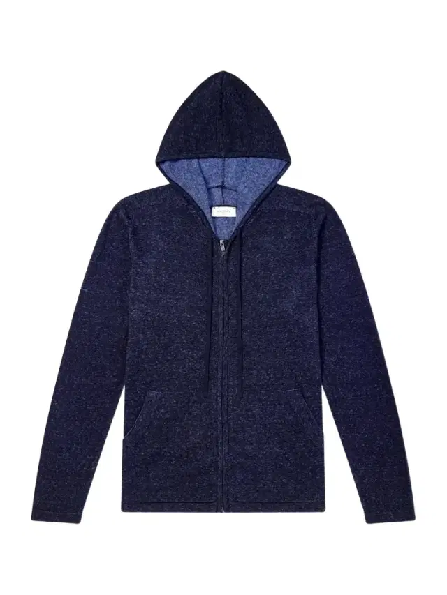 Knitted Silk and Linen-Blend Zip-Up Hoodie - Men Knitted Silk and Linen-Blend Zip-Up Hoodie - Men