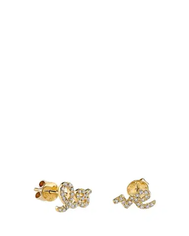 Sydney Evan Love Diamond Pave Stud Earrings | Thumbnail 1 Sydney Evan Love Diamond Pave Stud Earrings | Thumbnail 1